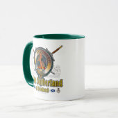 Sutherland Clan Abzeichen Tasse (Vorderseite Links)