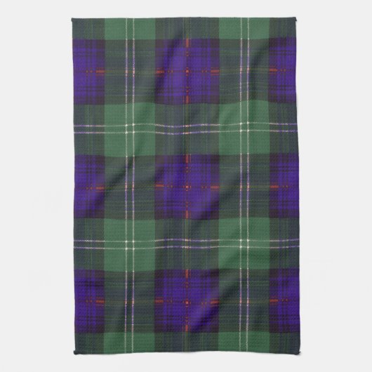 Sutherland-Clan karierter schottischer Tartan Handtuch (Vertikal)