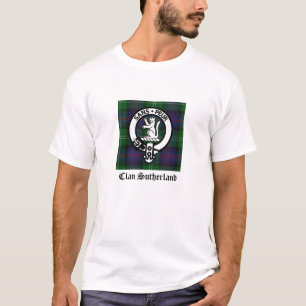 Sutherland Crest & Tartan T-Shirt