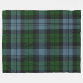Sutherland District Tartan. Fleecedecke (Vorderseite (Horizontal))