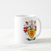 Sutherland-Familienwappen-Wappen Kaffeetasse (VorderseiteRechts)
