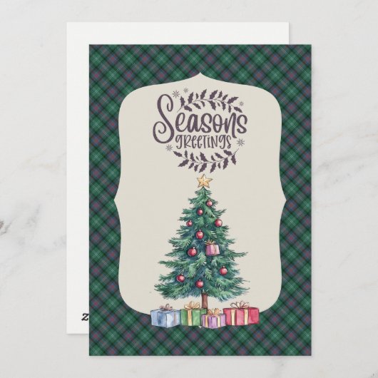 Sutherland Old Ancient Scottish Tartan Weihnachten (Vorne/Hinten)