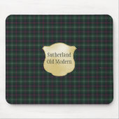 Sutherland Old Modern Original Scotland Tartan Mousepad (Vorne)
