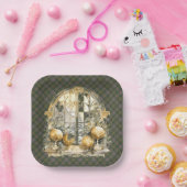 Sutherland Old Scottish Clan Tartan Weihnachten Pappteller (Party)