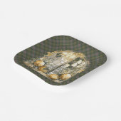 Sutherland Old Scottish Clan Tartan Weihnachten Pappteller (Gewinkelt)