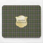 Sutherland Old Weathered Original Scottish Tartan Mousepad (Vorne)