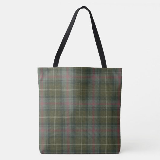Sutherland Old Weathered Scottish Clan Tartan Tasche (Vorderseite)