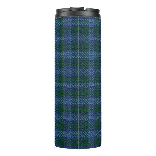 Sutherland Scottish Clan Tartan & Crest Thermosbecher (Rückseite)