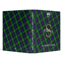 Sutherland Scottish Tartan Monogram Name Vacation