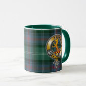 Sutherland Tartan & Abzeichen Tasse (VorderseiteRechts)