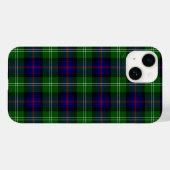 Sutherland Tartan Blau kariert Case-Mate iPhone Hülle (Rückseite (Horizontal))