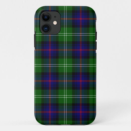 Sutherland Tartan Blau kariert Case-Mate iPhone Hülle (Rückseite)