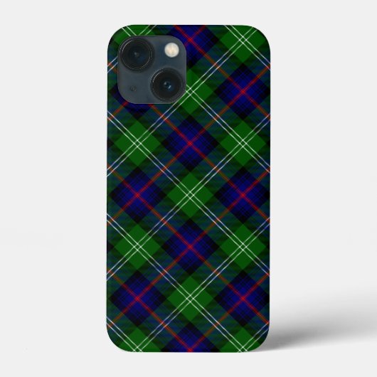 Sutherland Tartan Blau kariert Case-Mate iPhone Hülle (Rückseite)