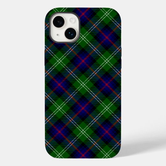 Sutherland Tartan Blau kariert Case-Mate iPhone Hülle (Rückseite)