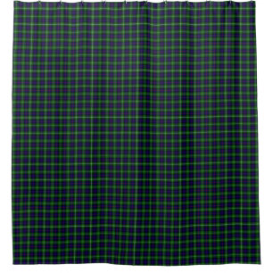 Sutherland Tartan Blau kariert Duschvorhang