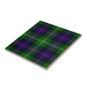 Sutherland Tartan Blau kariert Fliese (Seite)