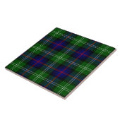 Sutherland Tartan Blau kariert Fliese (Seite)