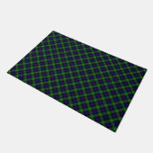Sutherland Tartan Blau kariert Fußmatte (Schrägansicht)
