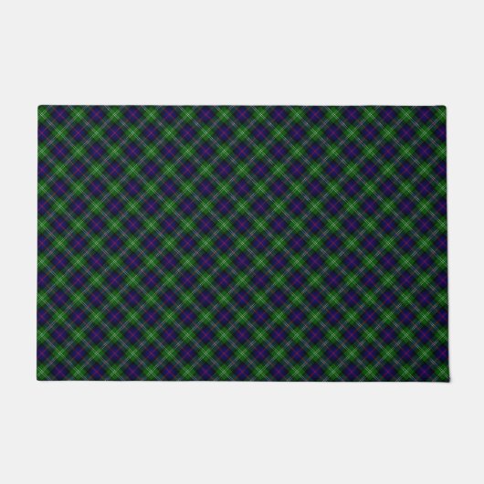 Sutherland Tartan Blau kariert Fußmatte (Vorderseite)