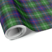 Sutherland Tartan Blau kariert Geschenkpapier (Rolleneckpunkt)