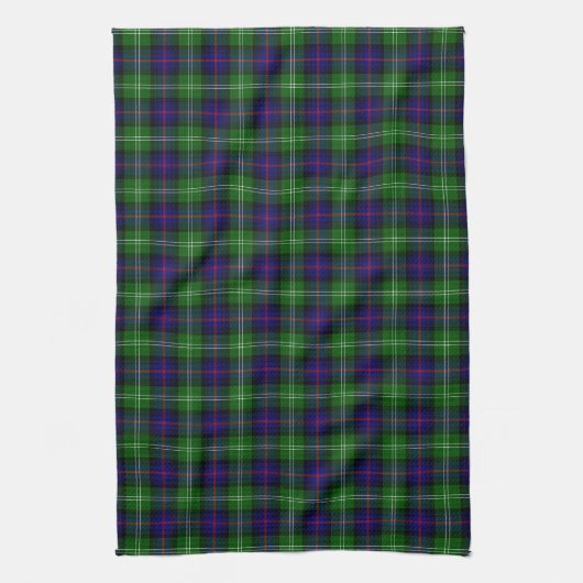 Sutherland Tartan Blau kariert Geschirrtuch (Vertikal)