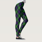 Sutherland Tartan Blau kariert Leggings (Rechts)