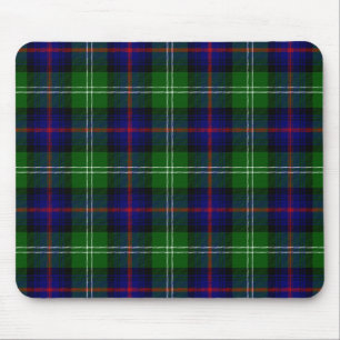 Sutherland Tartan Blau kariert Mousepad
