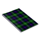 Sutherland Tartan Blau kariert Notizblock (Rechte Seite)