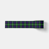 Sutherland Tartan Blau kariert Ripsband (Vorderseite)