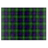 Sutherland Tartan Blau kariert Schneidebrett (Vorderseite)