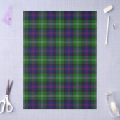 Sutherland Tartan Blau kariert Seidenpapier (Basteln)