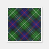 Sutherland Tartan Blau kariert Serviette (Vorderseite)