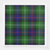 Sutherland Tartan Blau kariert Serviette (Vorderseite)