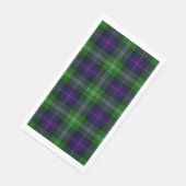Sutherland Tartan Blau kariert Serviette (Ecke)