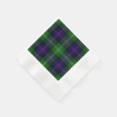 Sutherland Tartan Blau kariert Serviette (Ecke)