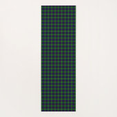 Sutherland Tartan Blau kariert Yogamatte (Rückseite)