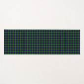 Sutherland Tartan Blau kariert Yogamatte (Vorderseite (Horizontal))