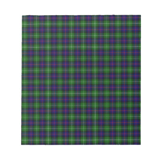 Sutherland Tartan Notizblock (Vorderseite)