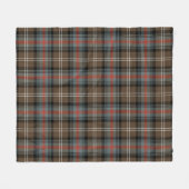 Sutherland verwittertes Plaid Fleecedecke (Vorderseite (Horizontal))