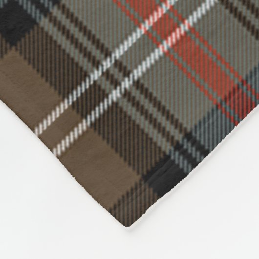 Sutherland Weathered Kariert Fleecedecke (Ecke)