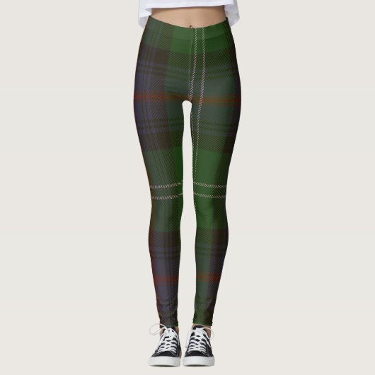 Sutherlandtartan-Clan kariert Leggings (Vorderseite)