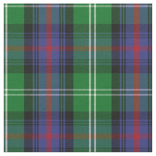 Sutherlandtartan-Druck Stoff (Nahaufnahme)