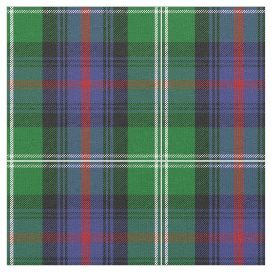 Sutherlandtartan-Druck Stoff (Nahaufnahme)