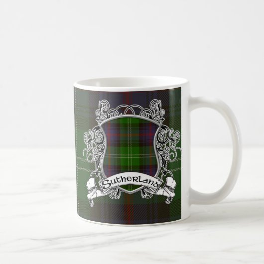 Sutherlandtartan-Schild Kaffeetasse (Rechts)