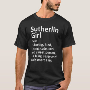 Sutherlin Mädchen Oder Oregon Lustige Stadt Heimat T-Shirt