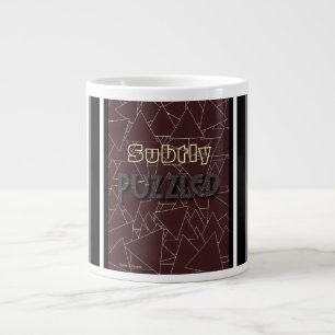 Sutilmente verwirrende Geo Jumbo-Tasse