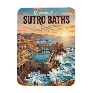 Sutro Baths Kalifornien Magnet