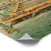 Sutro Baths Pavillon San Francisco 1885 Viktoriani Poster (Ecke)