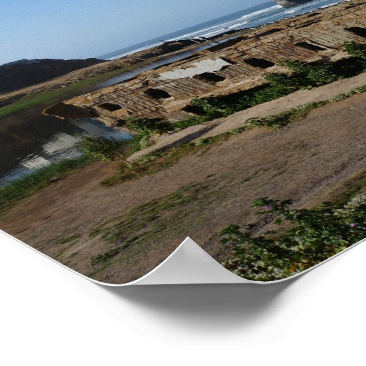 Sutro Baths Ruins - San Francisco Poster (Ecke)