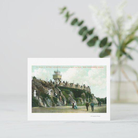 Sutro Heights Parapet Postkarte (Stehend Vorderseite)